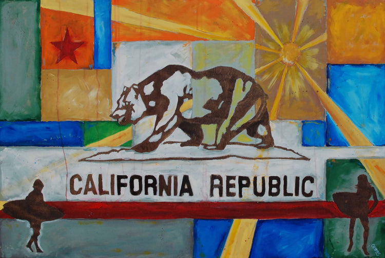 California Flag Art - Originals