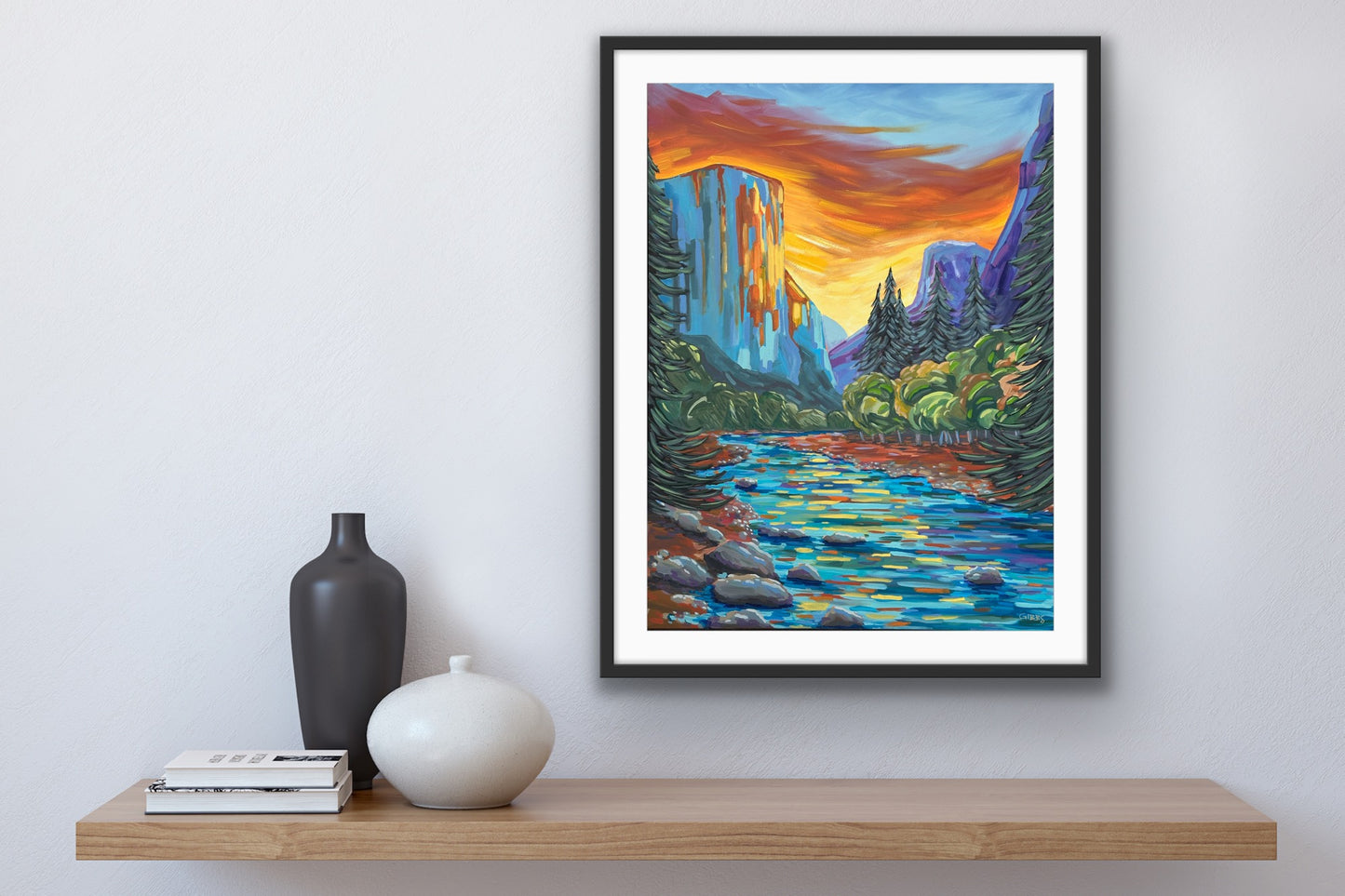 Yosemite River Sunset