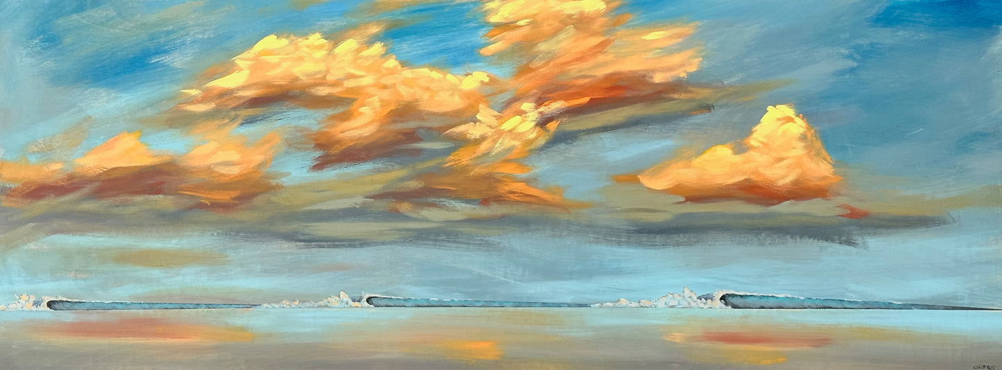 The Last Light - surf art