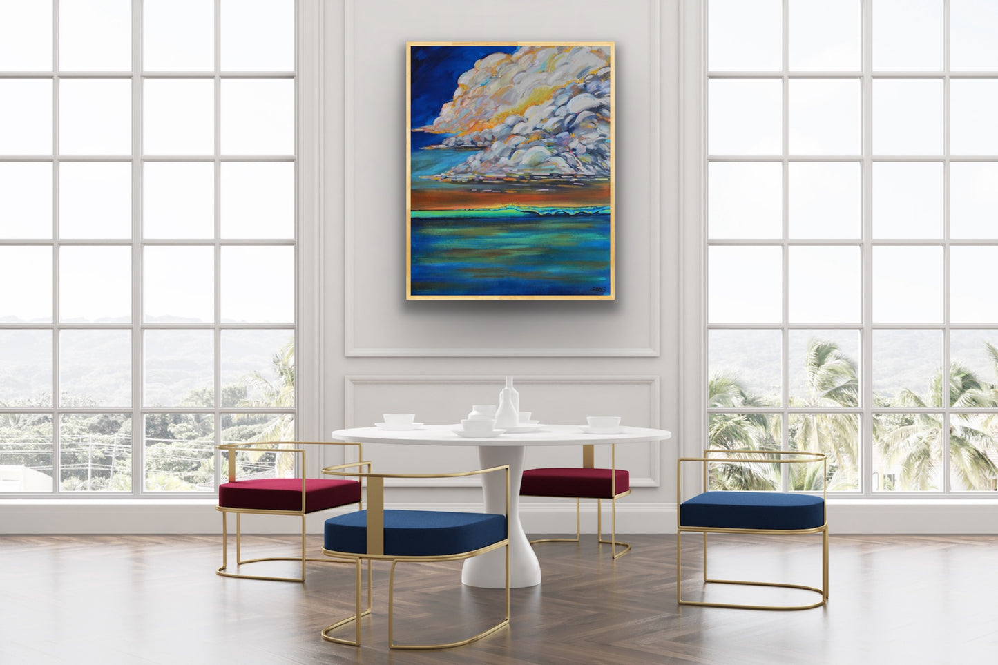 Storms on the Horizon - Surf Art