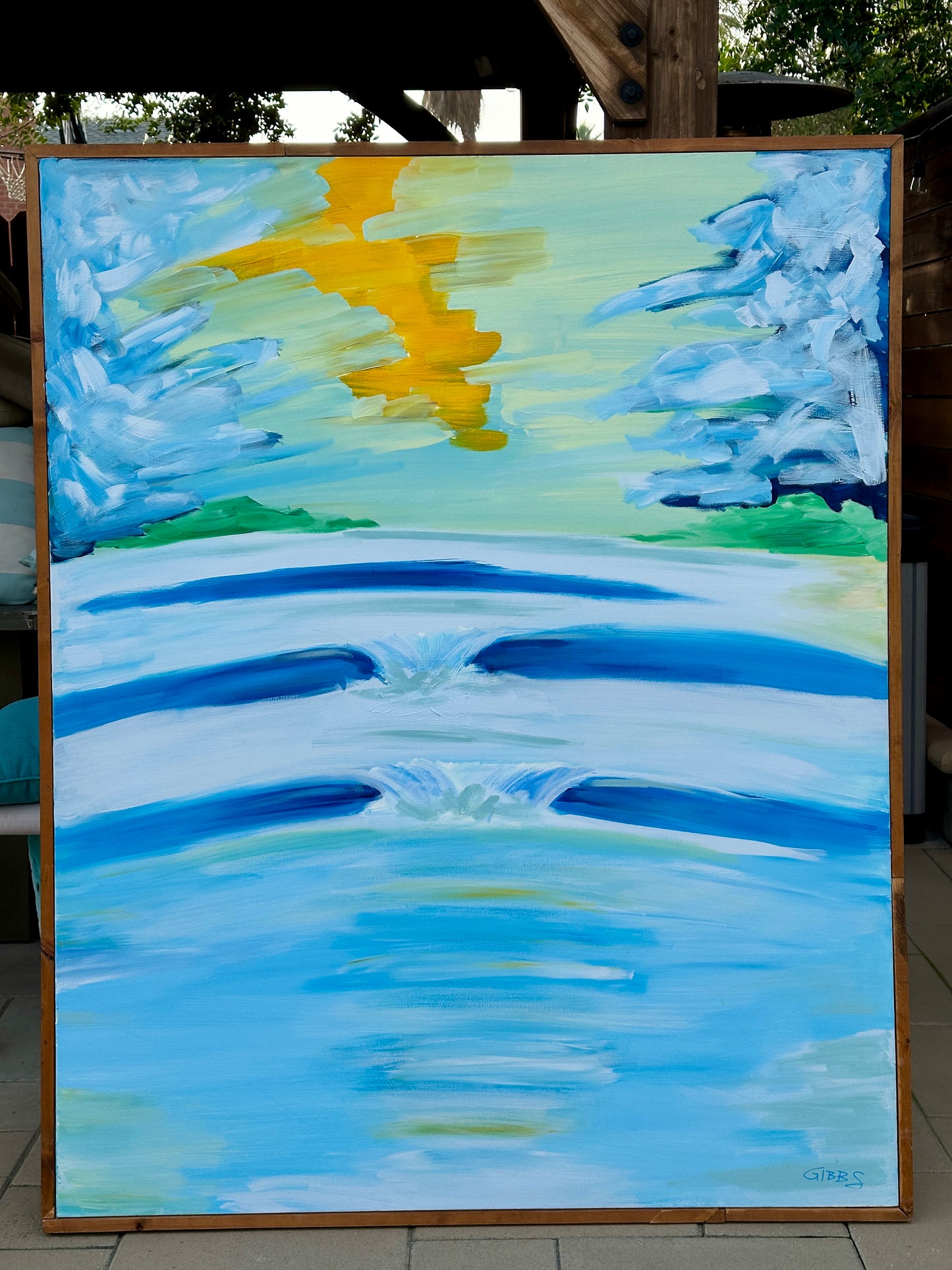 Meet me in the Middle - Surf Art