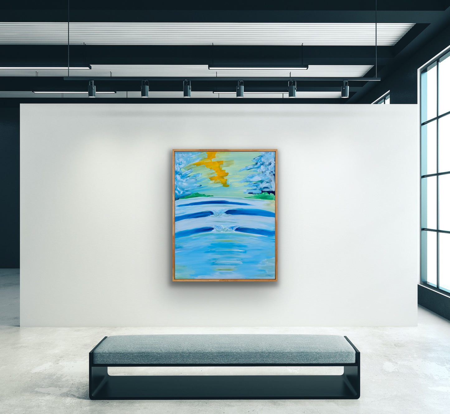 Meet me in the Middle - Surf Art