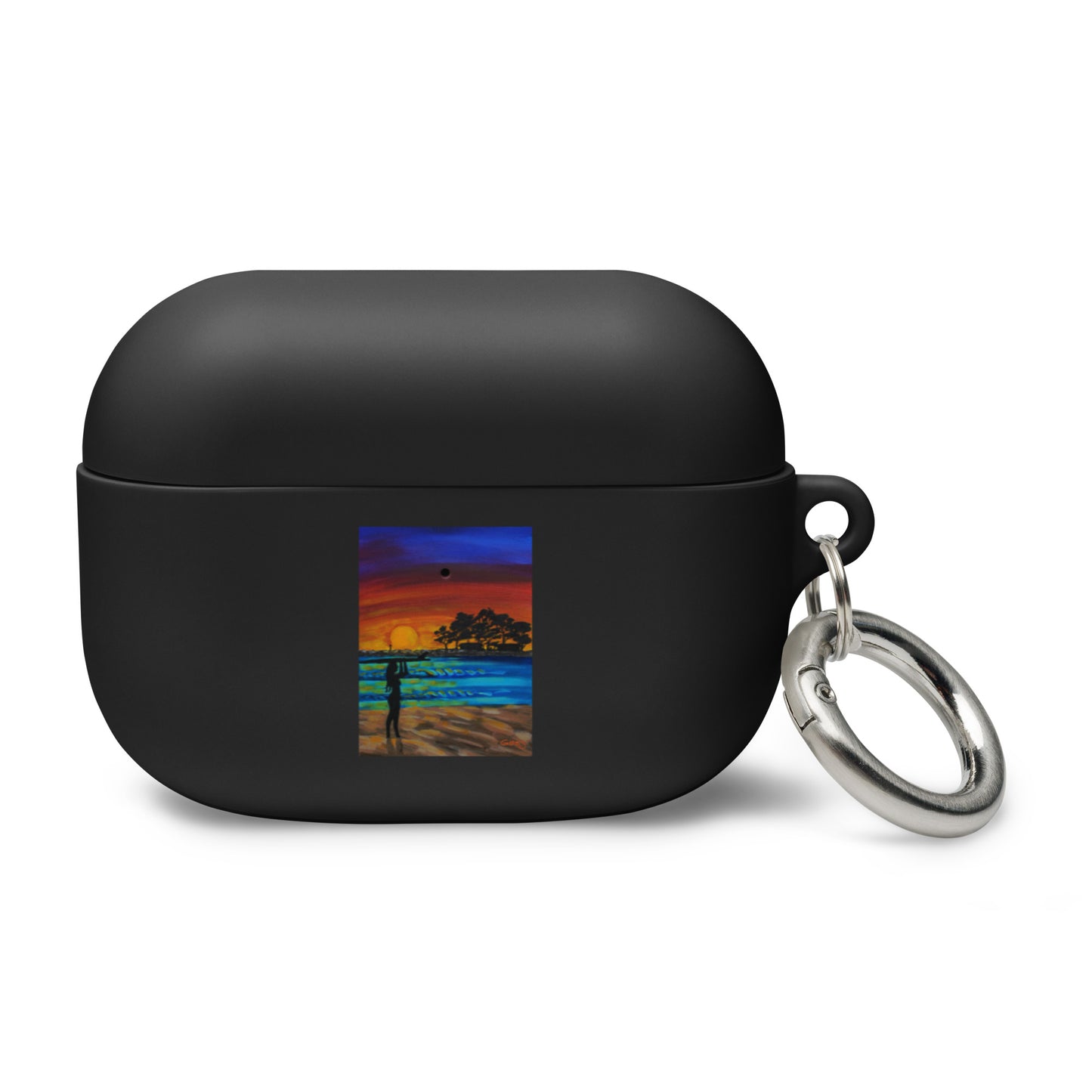 Sheet Surf Girl Rubber Case for AirPods®