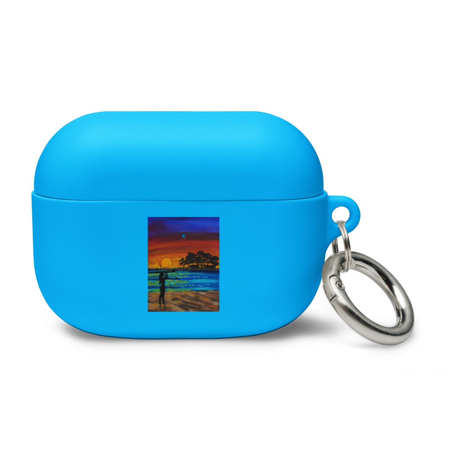 Sheet Surf Girl Rubber Case for AirPods®