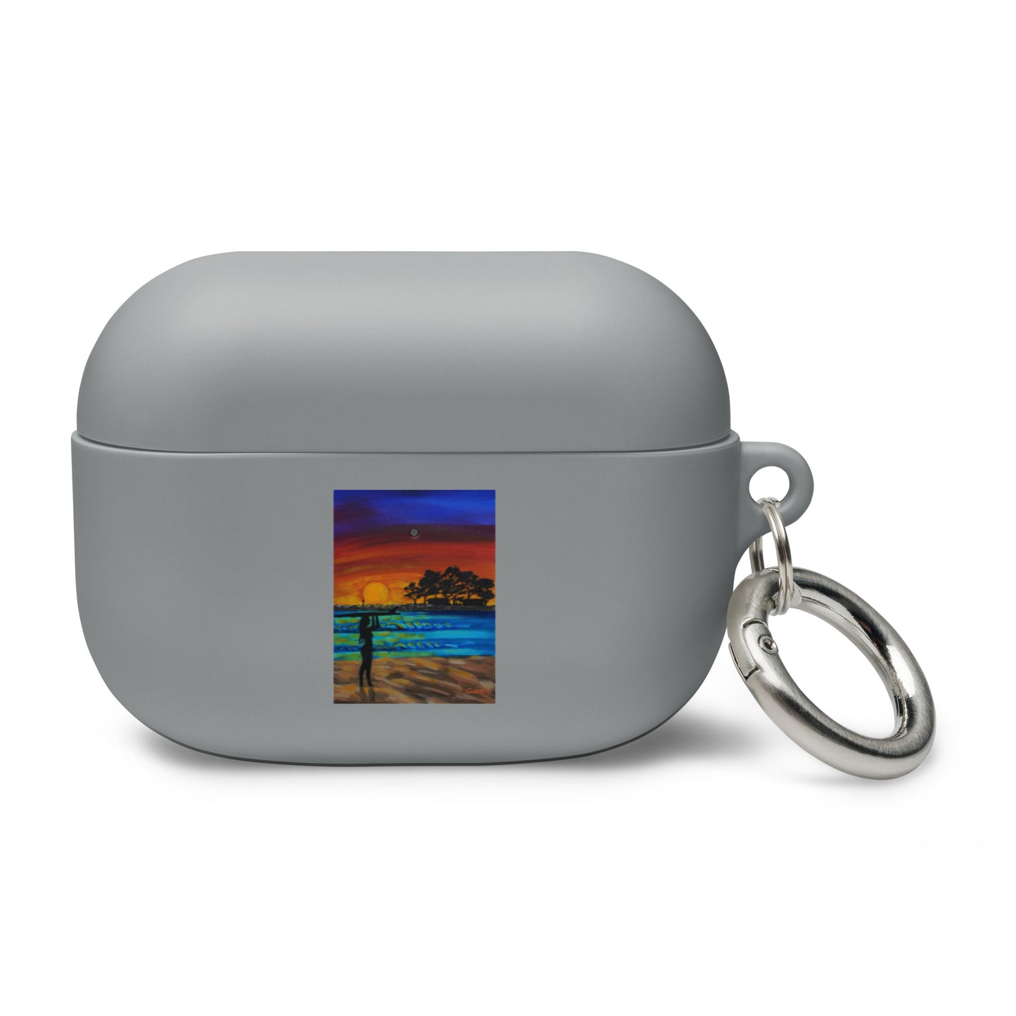 Sheet Surf Girl Rubber Case for AirPods®