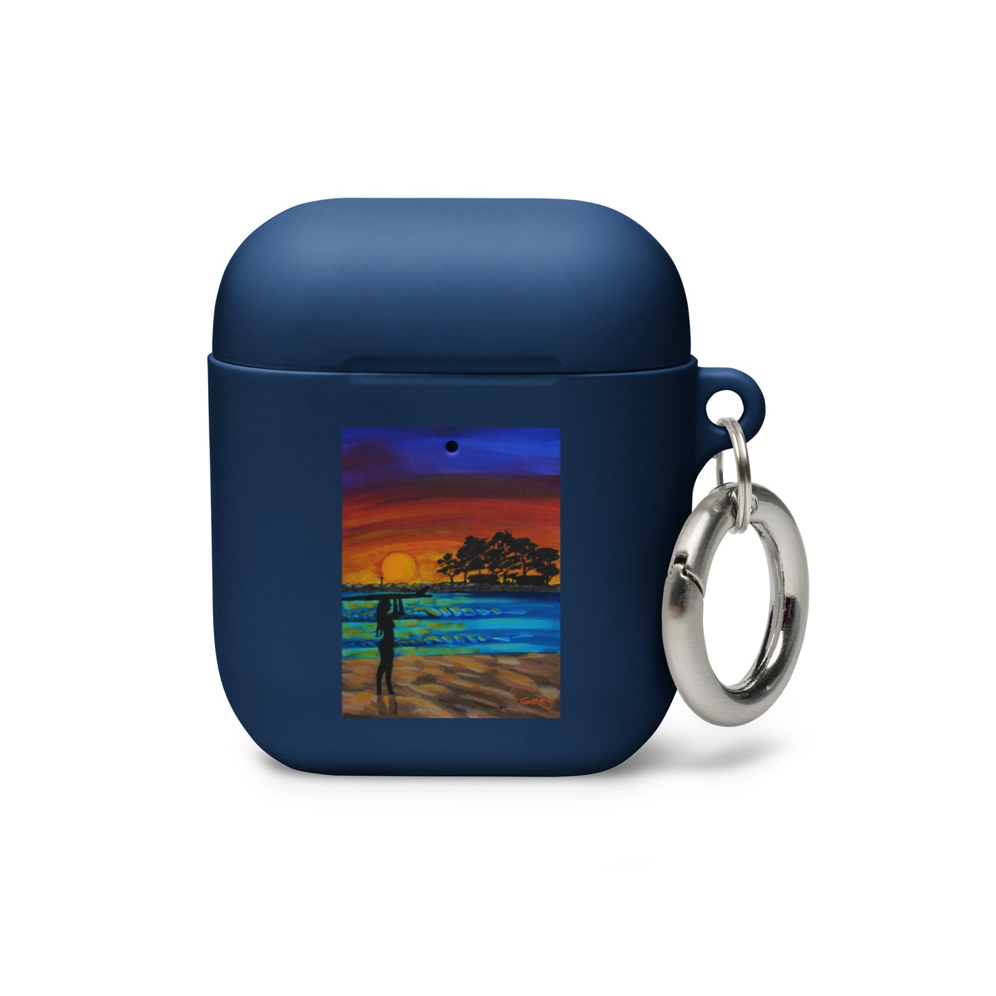Sheet Surf Girl Rubber Case for AirPods®