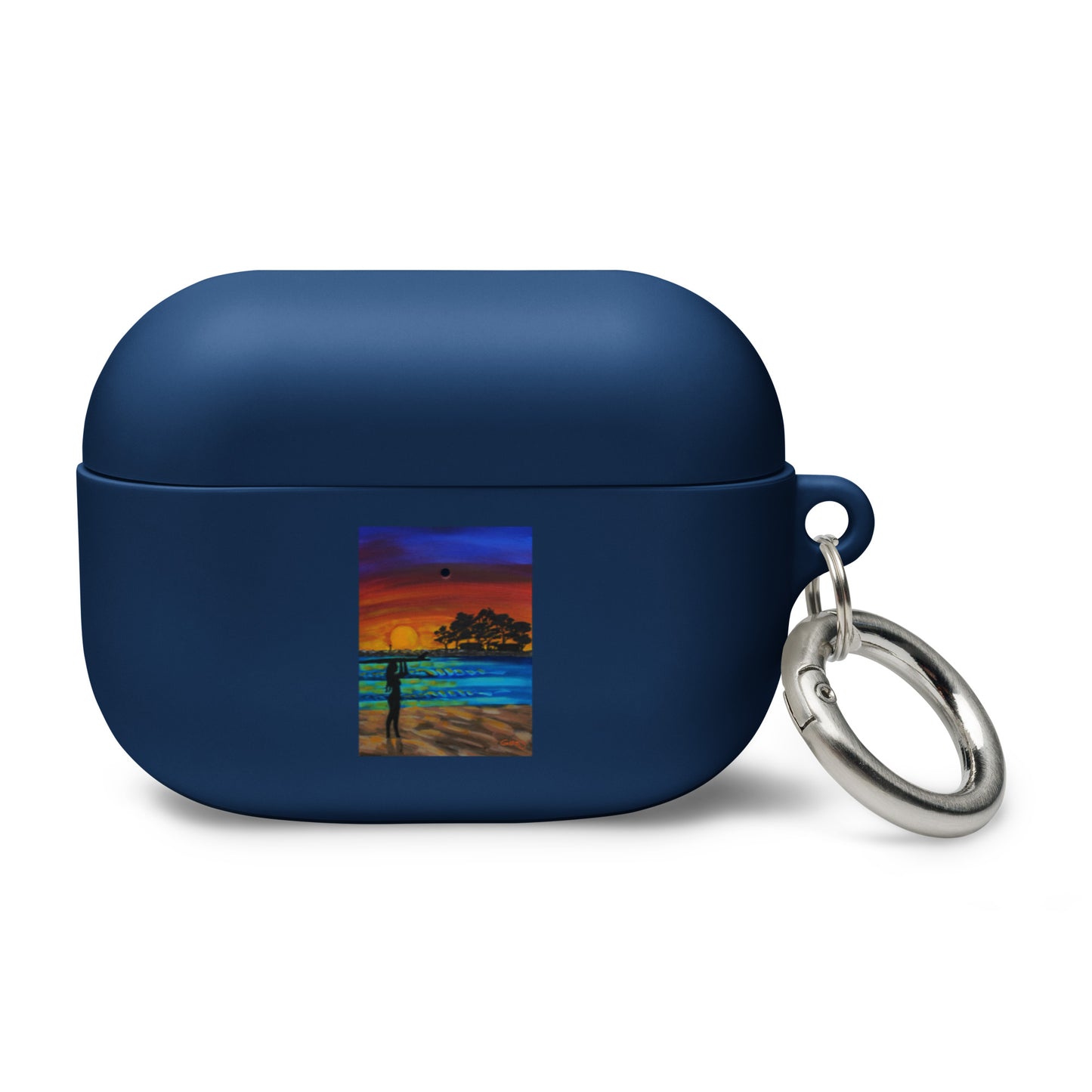Sheet Surf Girl Rubber Case for AirPods®