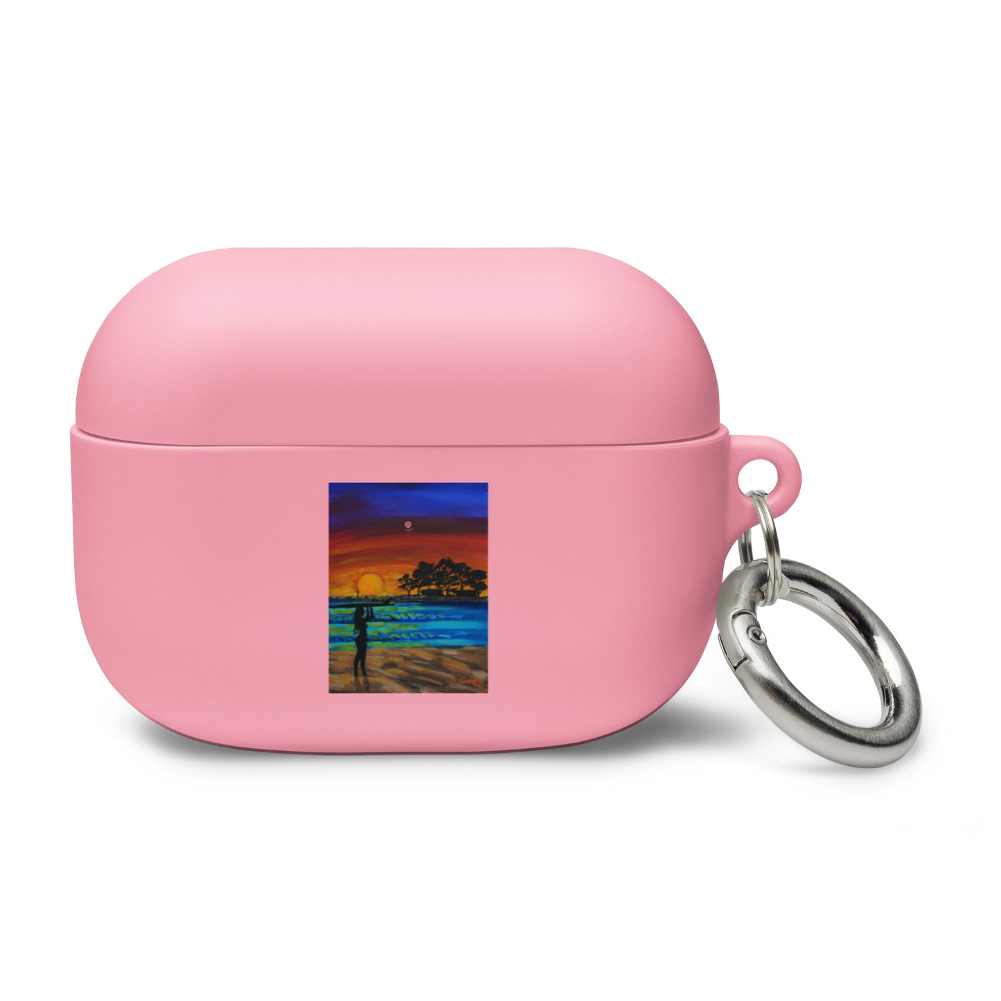 Sheet Surf Girl Rubber Case for AirPods®