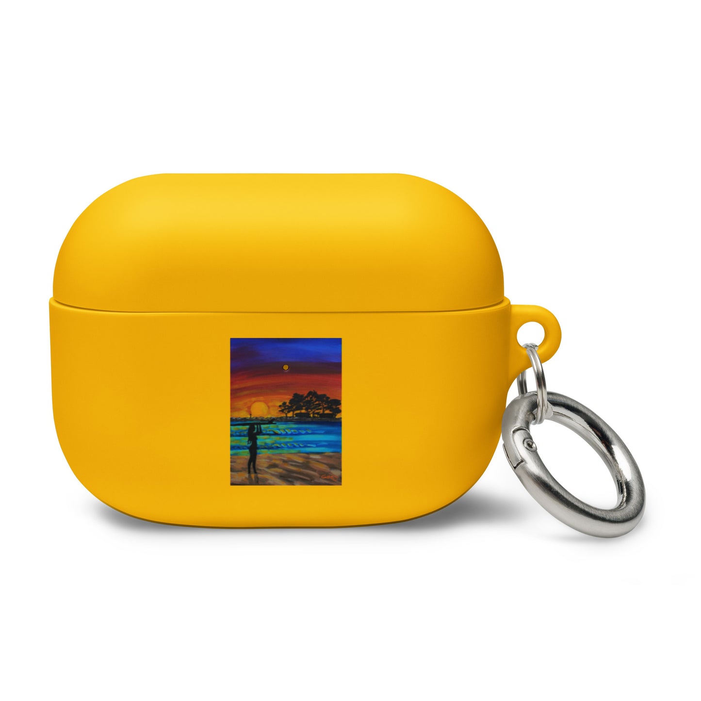 Sheet Surf Girl Rubber Case for AirPods®