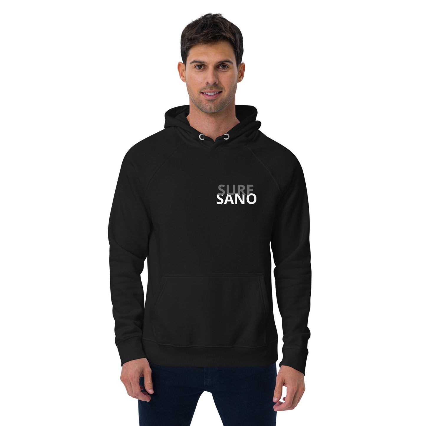 Surf Sano Unisex eco raglan hoodie