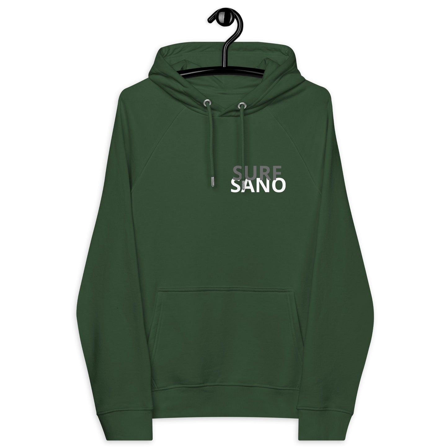 Surf Sano Unisex eco raglan hoodie