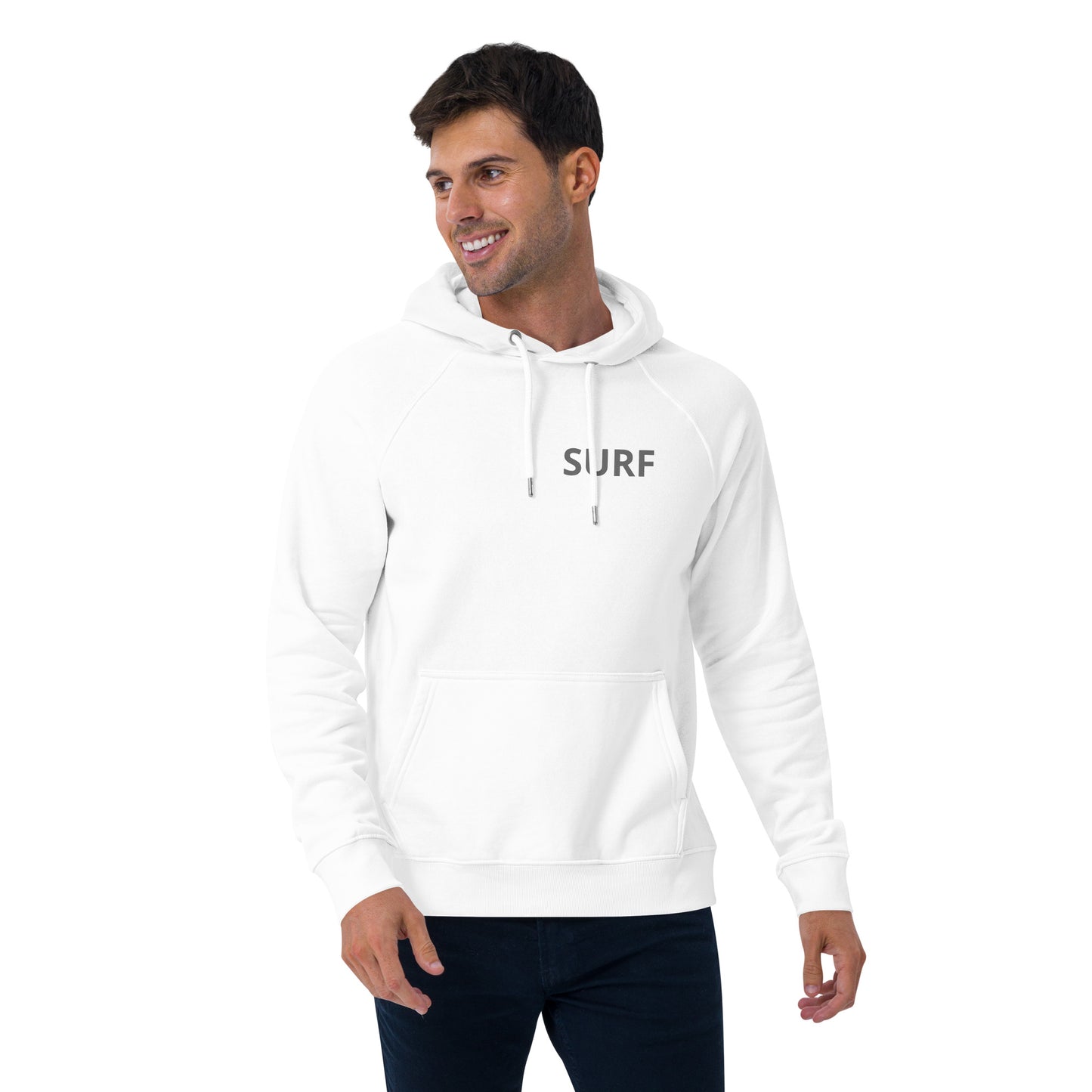 Surf Sano Unisex eco raglan hoodie