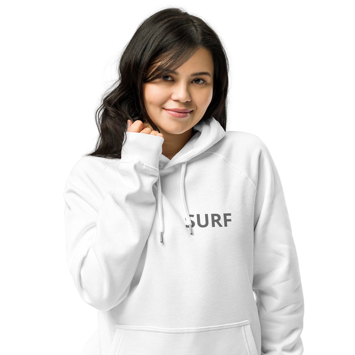 Surf Sano Unisex eco raglan hoodie