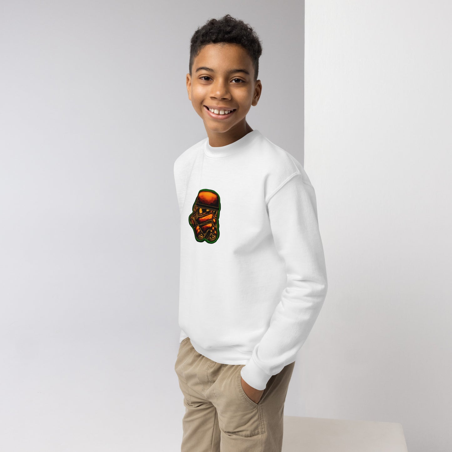 Neon Trooper Youth crewneck sweatshirt