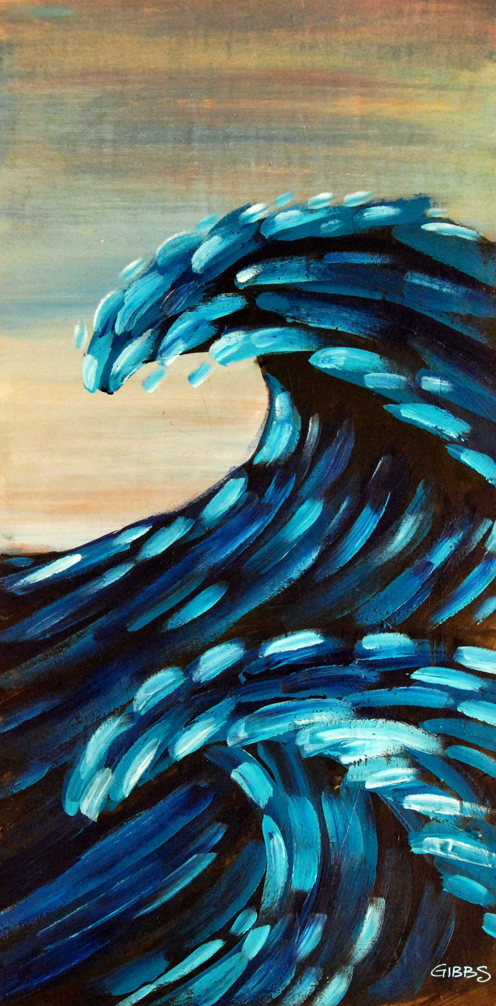 Monochromatic Seas Dark Blue