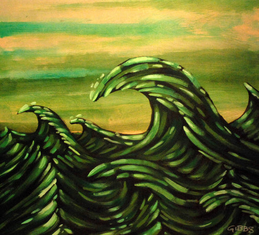 Monochromatic Seas Dark Green