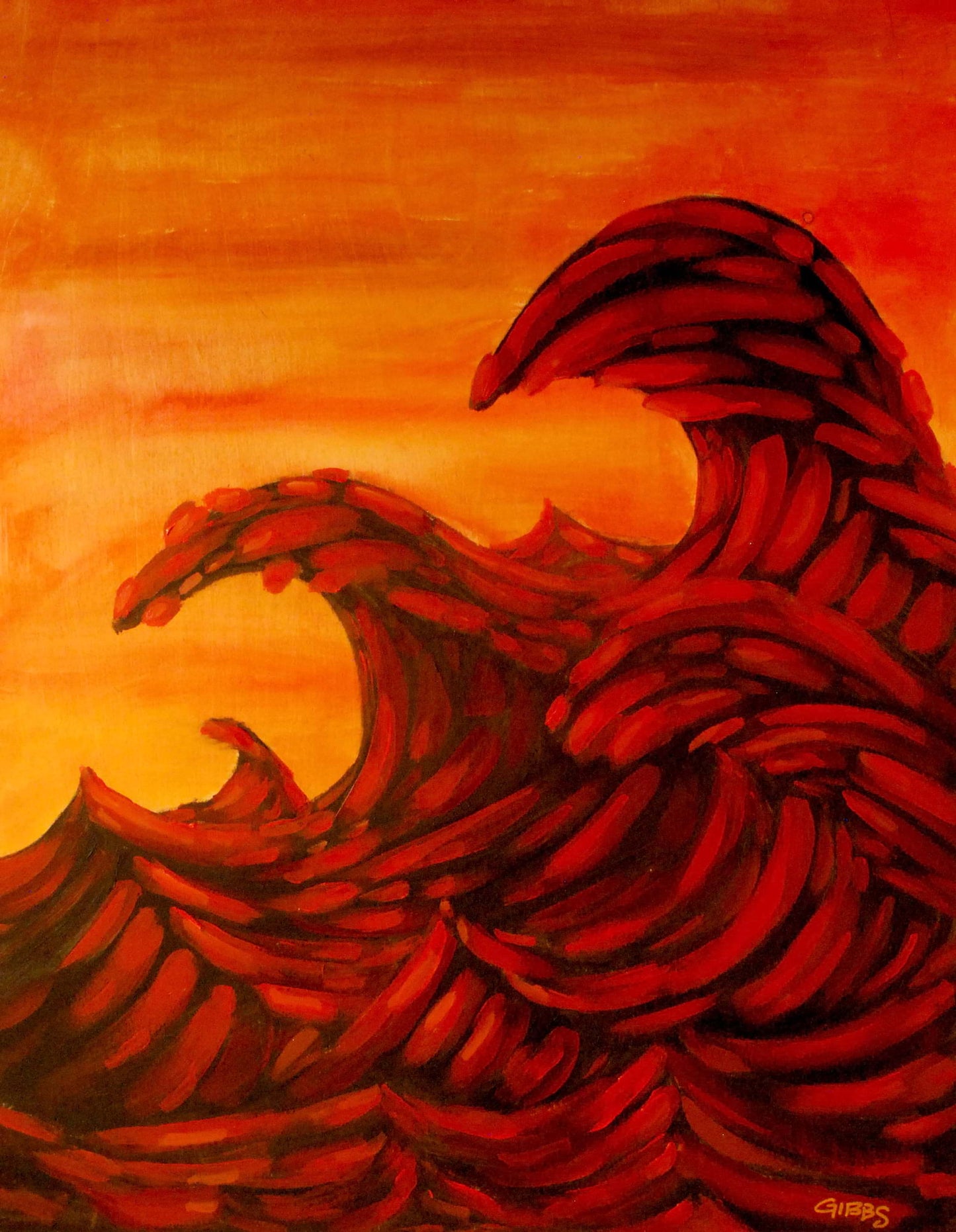 Monochromatic Seas Red