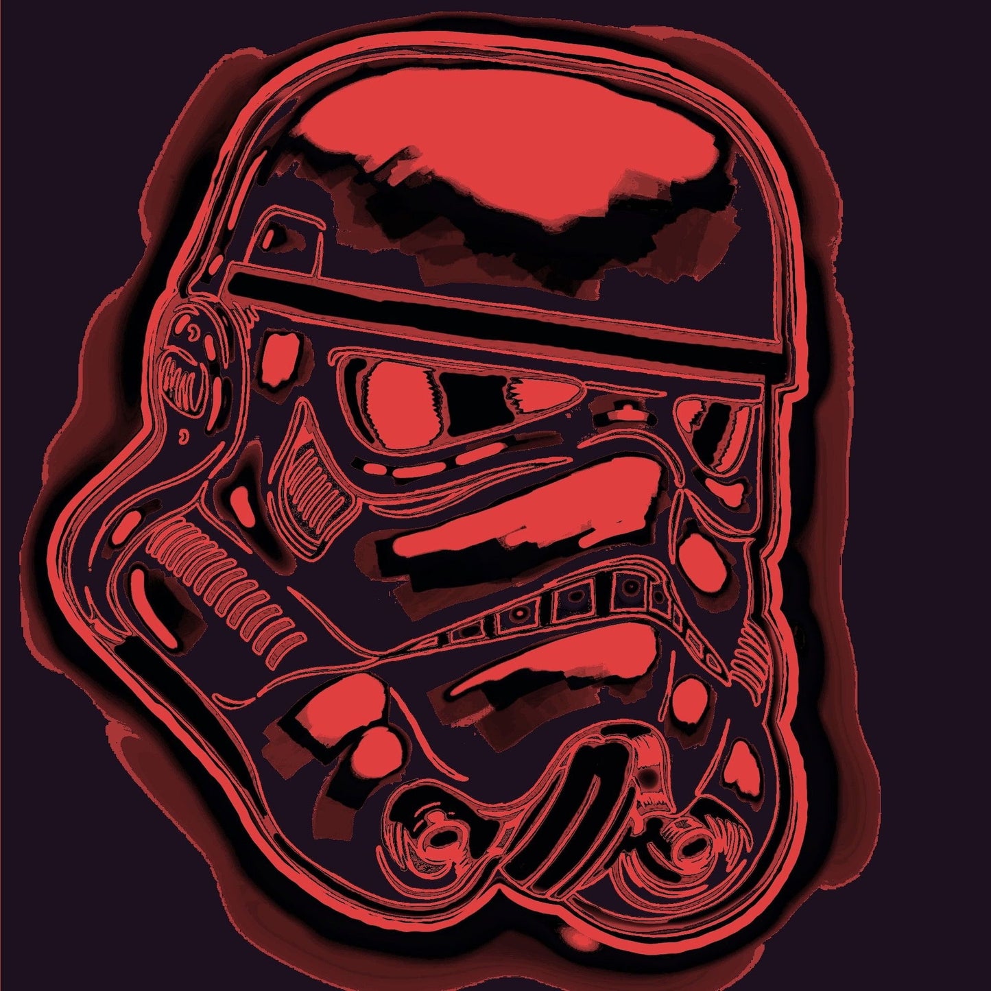 Neon Trooper TK-BLKREDGLOW