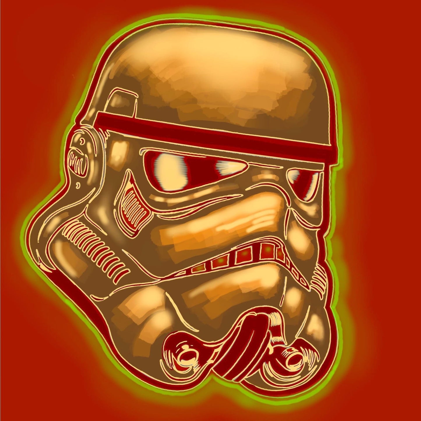 Neon Trooper TK-REDGOLD