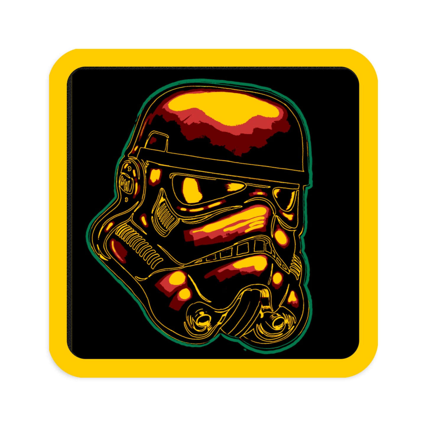 Neon Trooper Rasta Embroidered patches