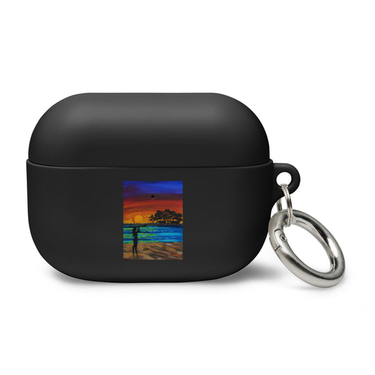 Sheet Surf Girl Rubber Case for AirPods®