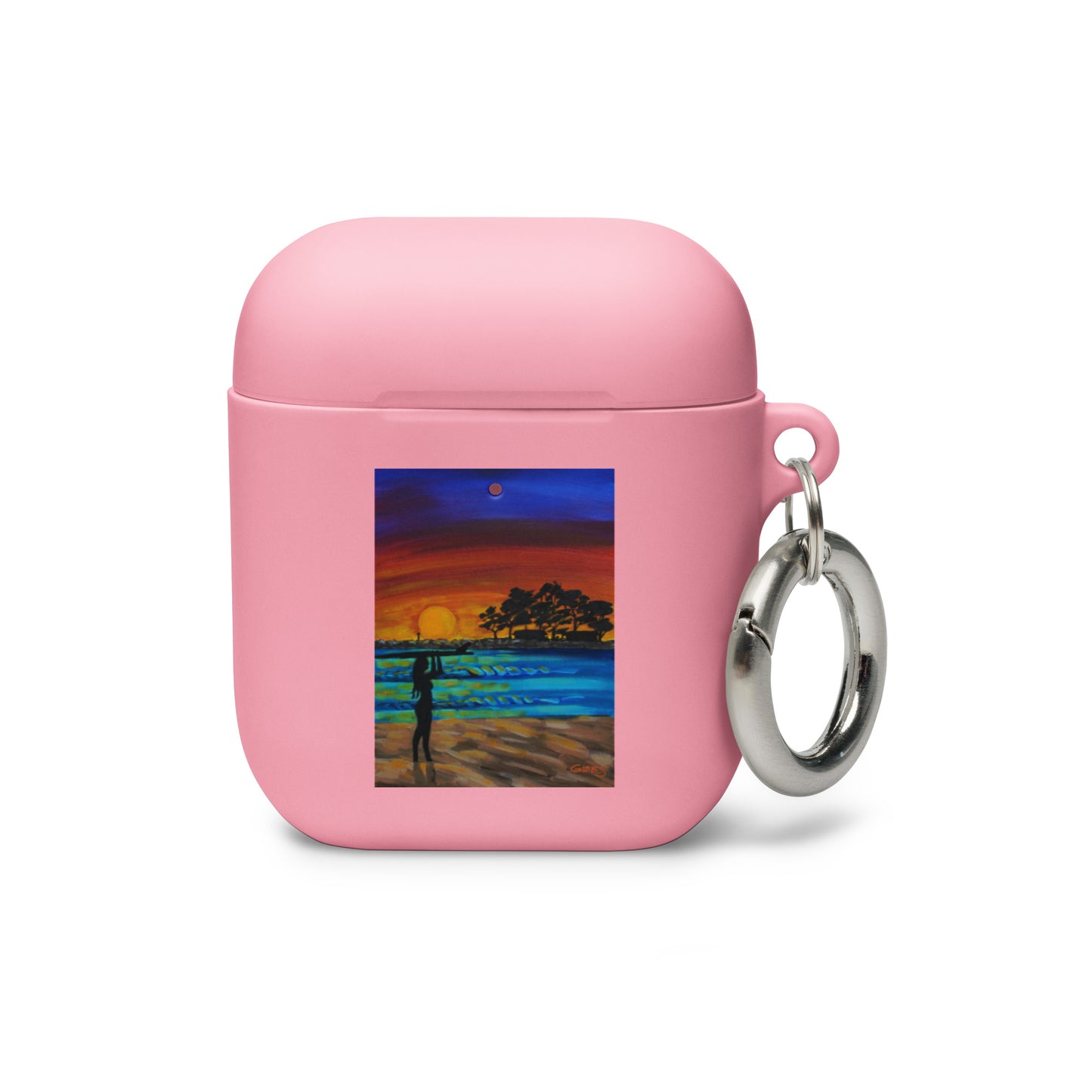 Sheet Surf Girl Rubber Case for AirPods®