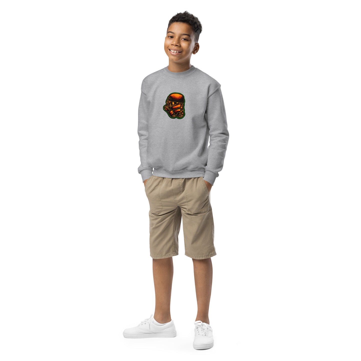 Neon Trooper Youth crewneck sweatshirt