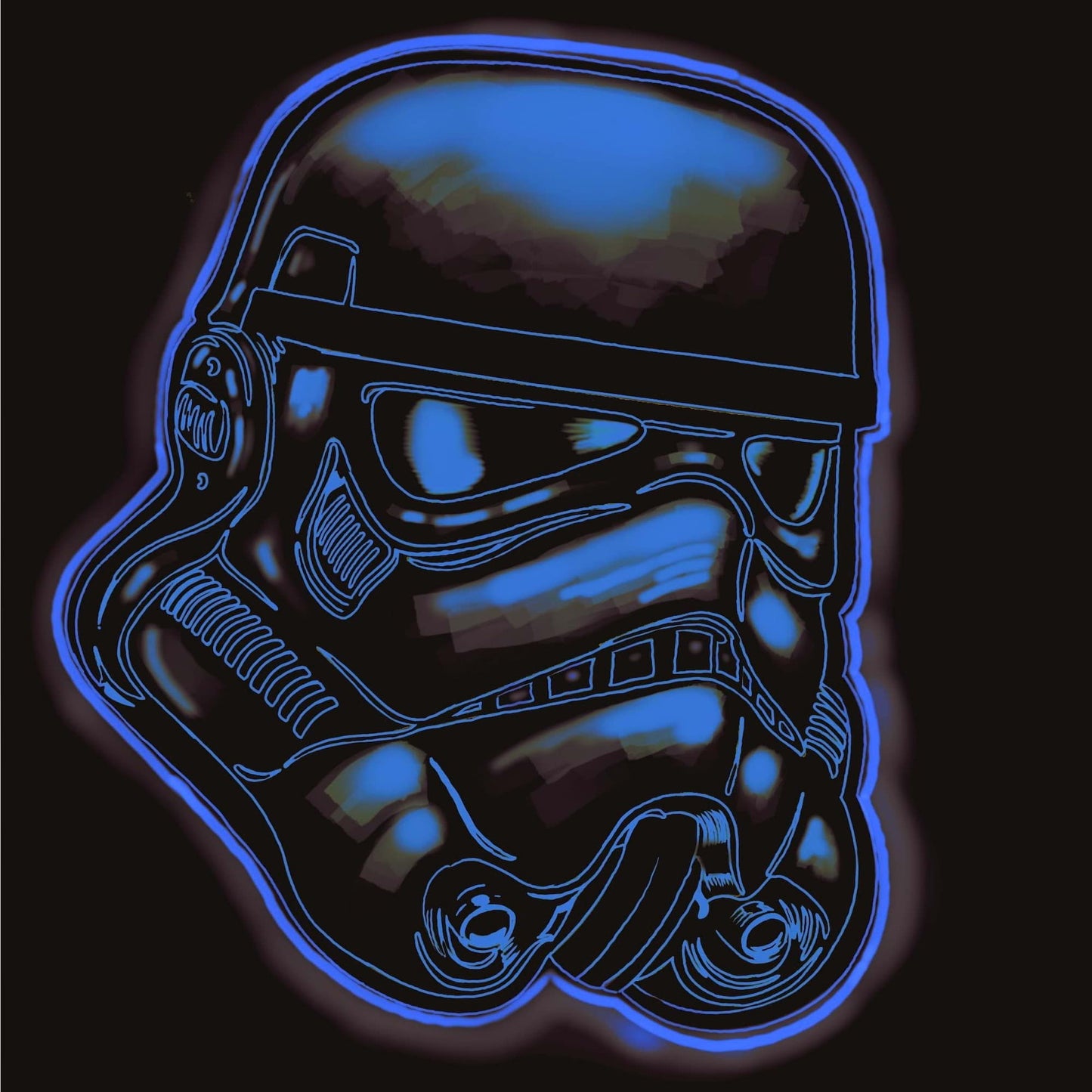 Neon Trooper TK-BLKBLU