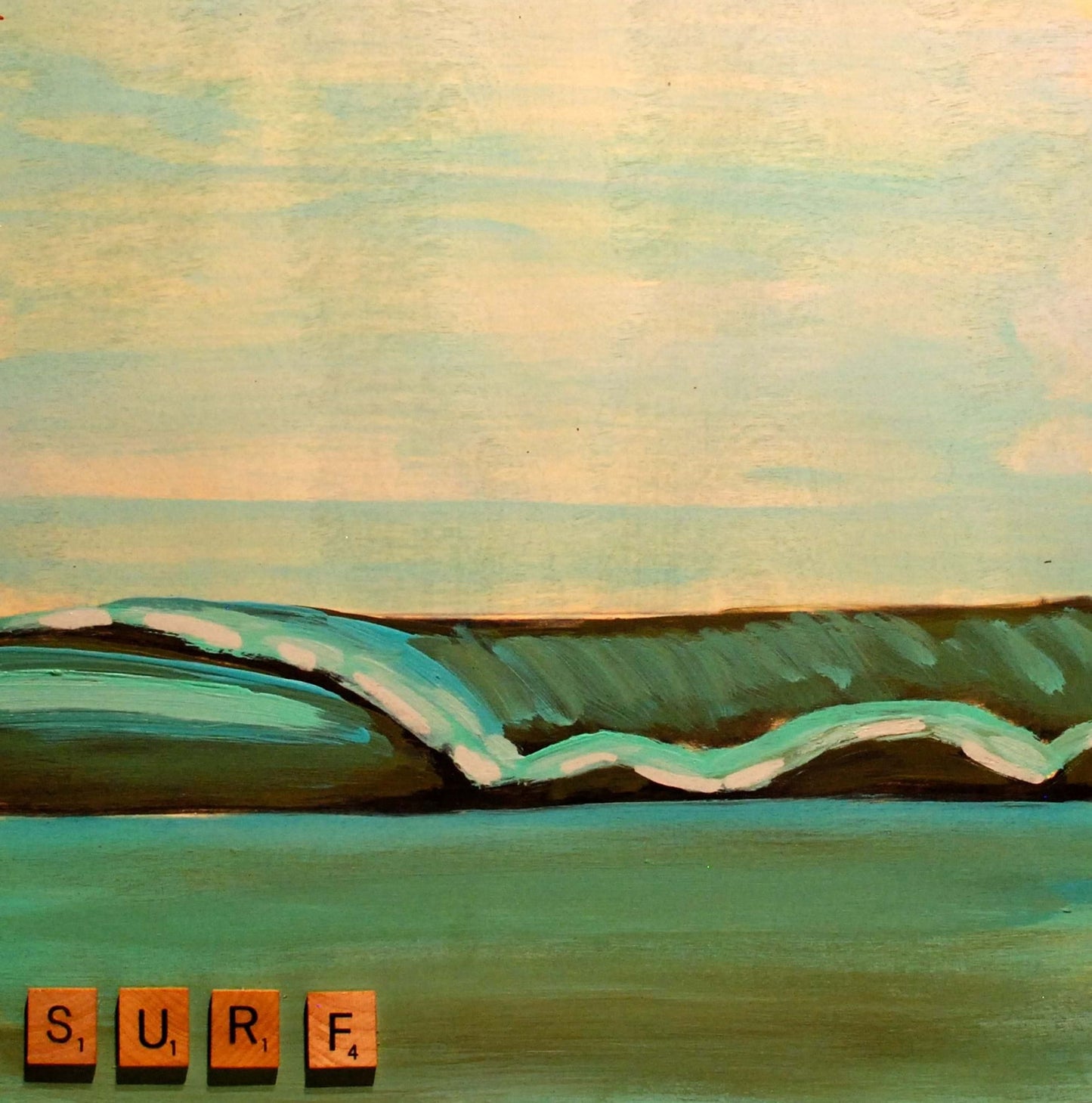 Scrabble Surf Wave Tropics